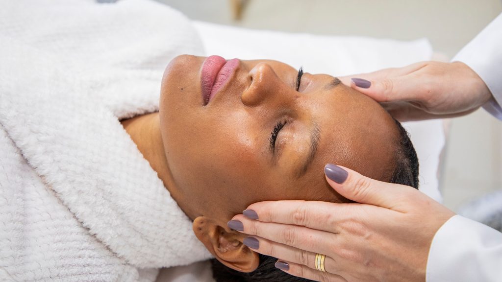 Lymphatic Drainage Facial Massage